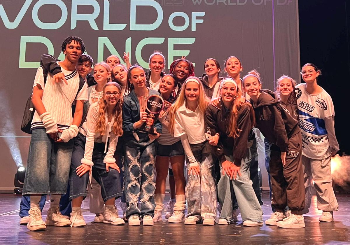 La Escuela de Danza Urbana Cras Dance de León en el campeonato 'World of Dance Spain'.