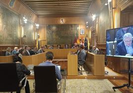 Pleno en el que la Diputación ha aprobado el Plan Provincial de Cooperación Municipal.