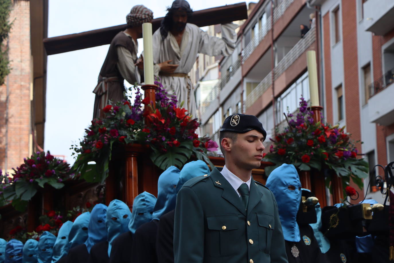 Procesión de Las Bienaventuranzas en León.