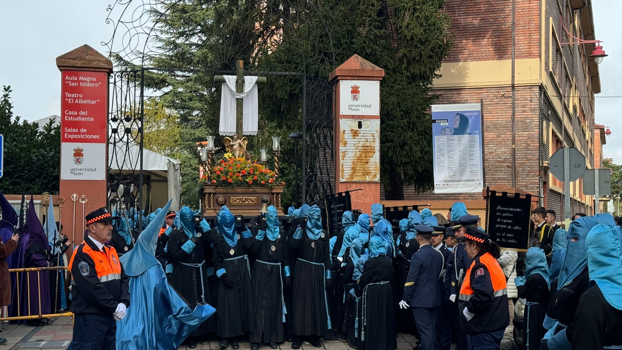 Procesión de Las Bienaventuranzas en León.