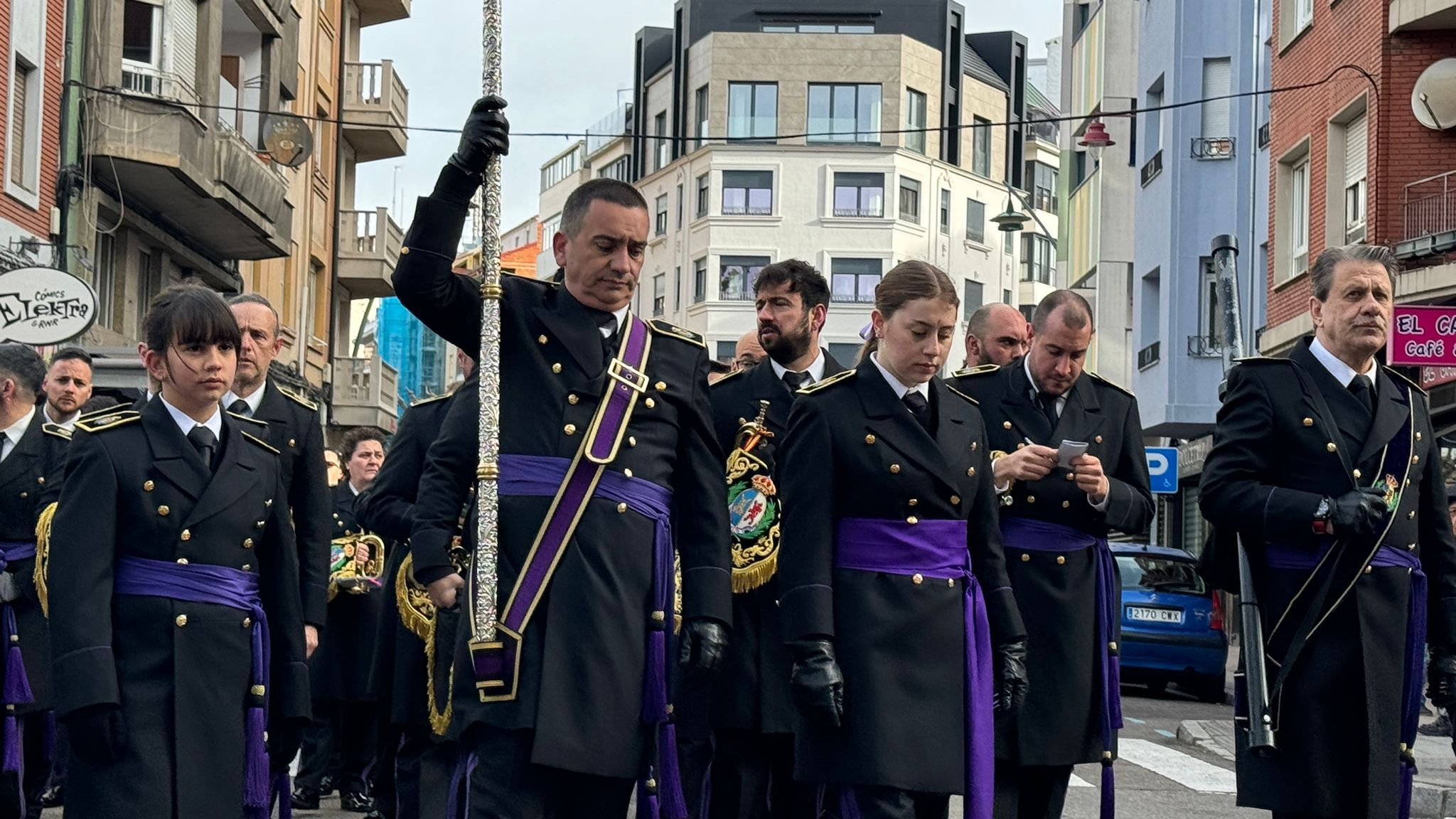 Procesión de Las Bienaventuranzas en León.