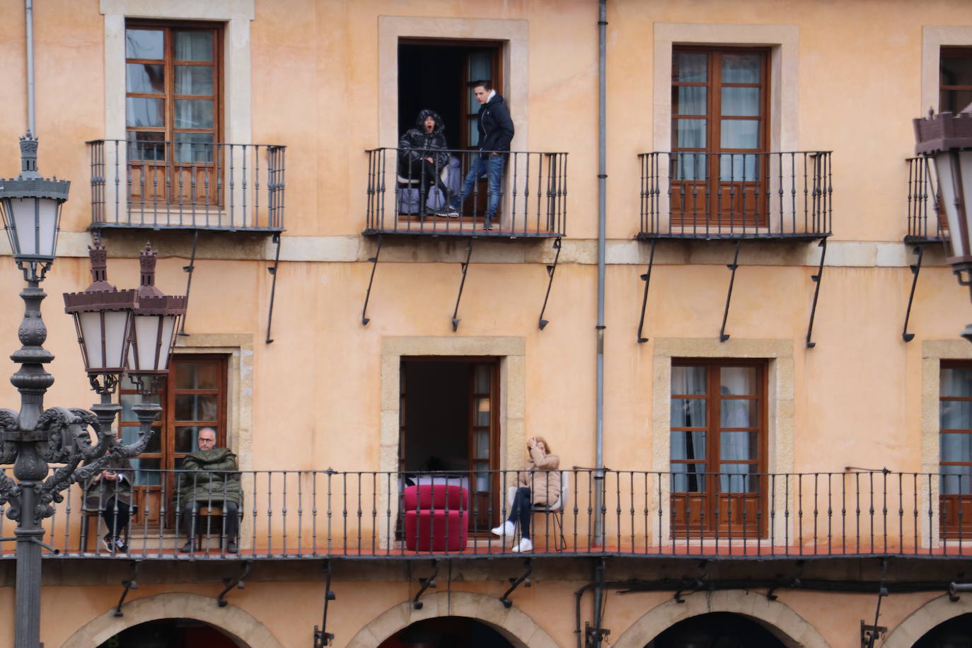 ¿Estuviste en la Plaza Mayor de León? Búscate