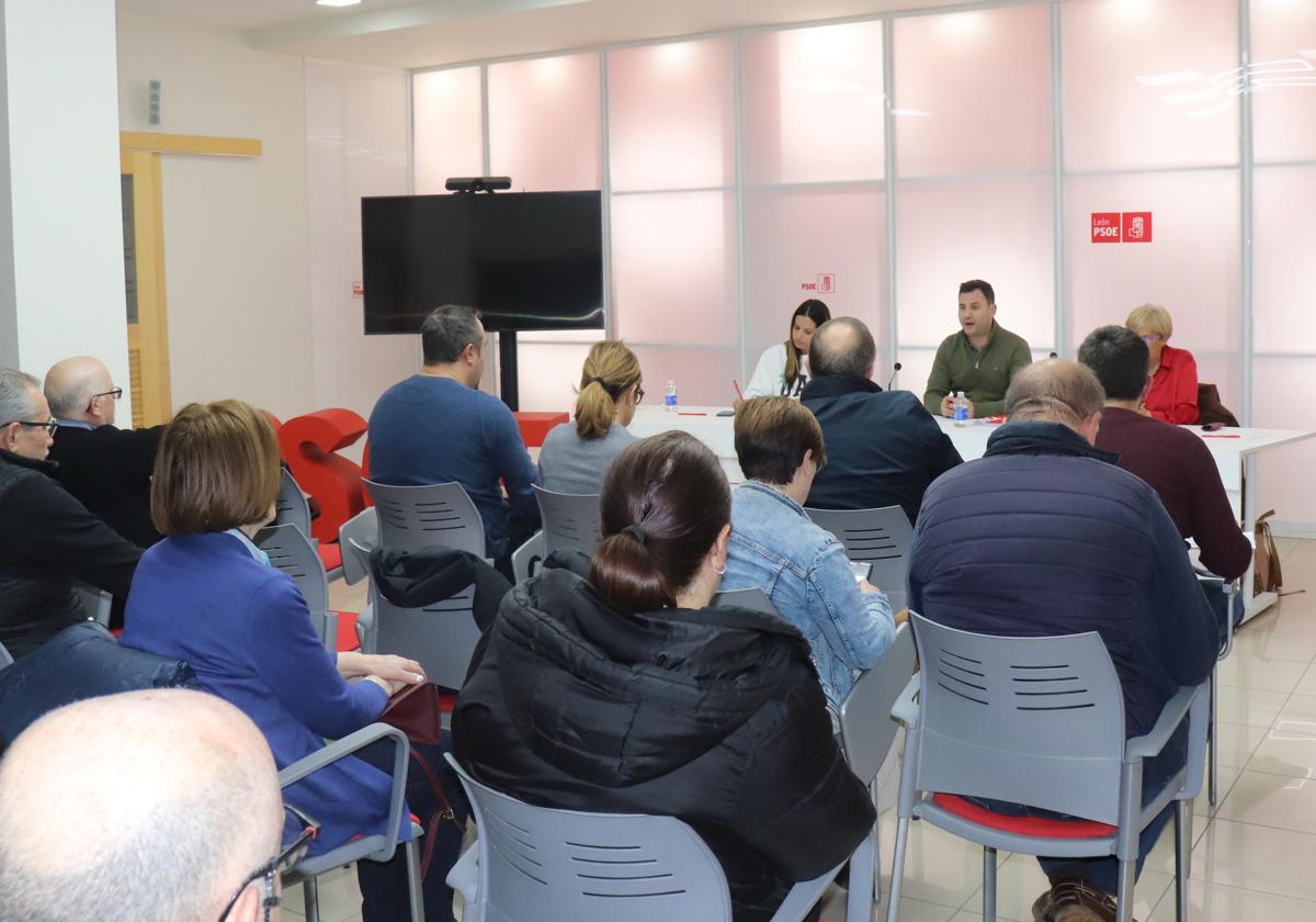 Los líderes del PSOE de León presentan sus nuevas incorporaciones a la Comisión Ejecutiva y al Comité Provincial