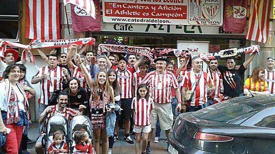 León se suma a la fiesta del Athletic con la Feve como escenario de la celebración