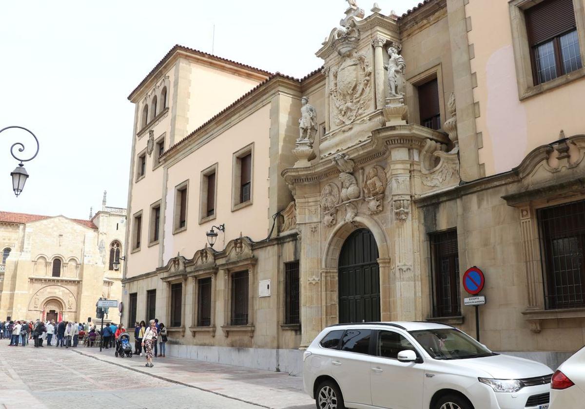 Imagen de archivo de la Audiencia Provincial de León.