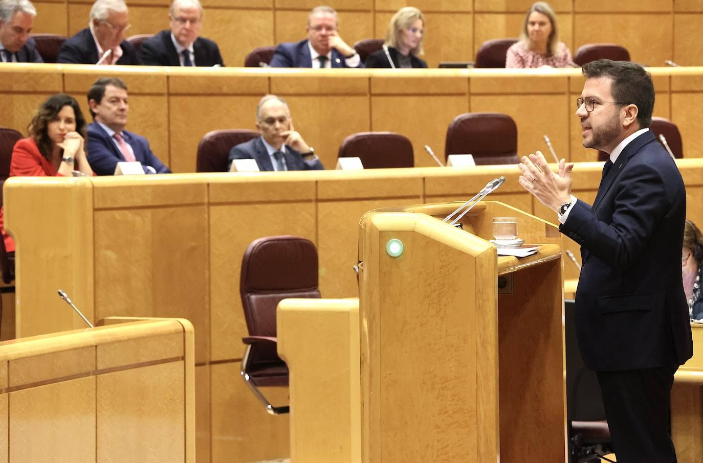 El presidente de la Junta de Castilla y León interviene en la Comisión General de las Comunidades Autónomas del Senado