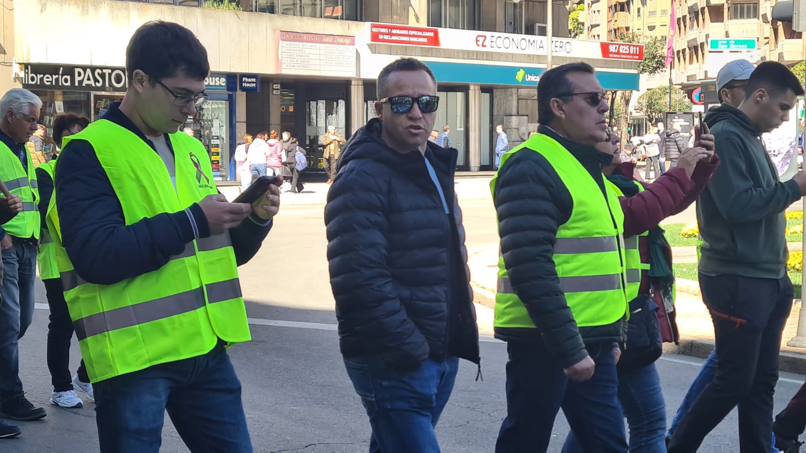 Tractorada por las calles de León