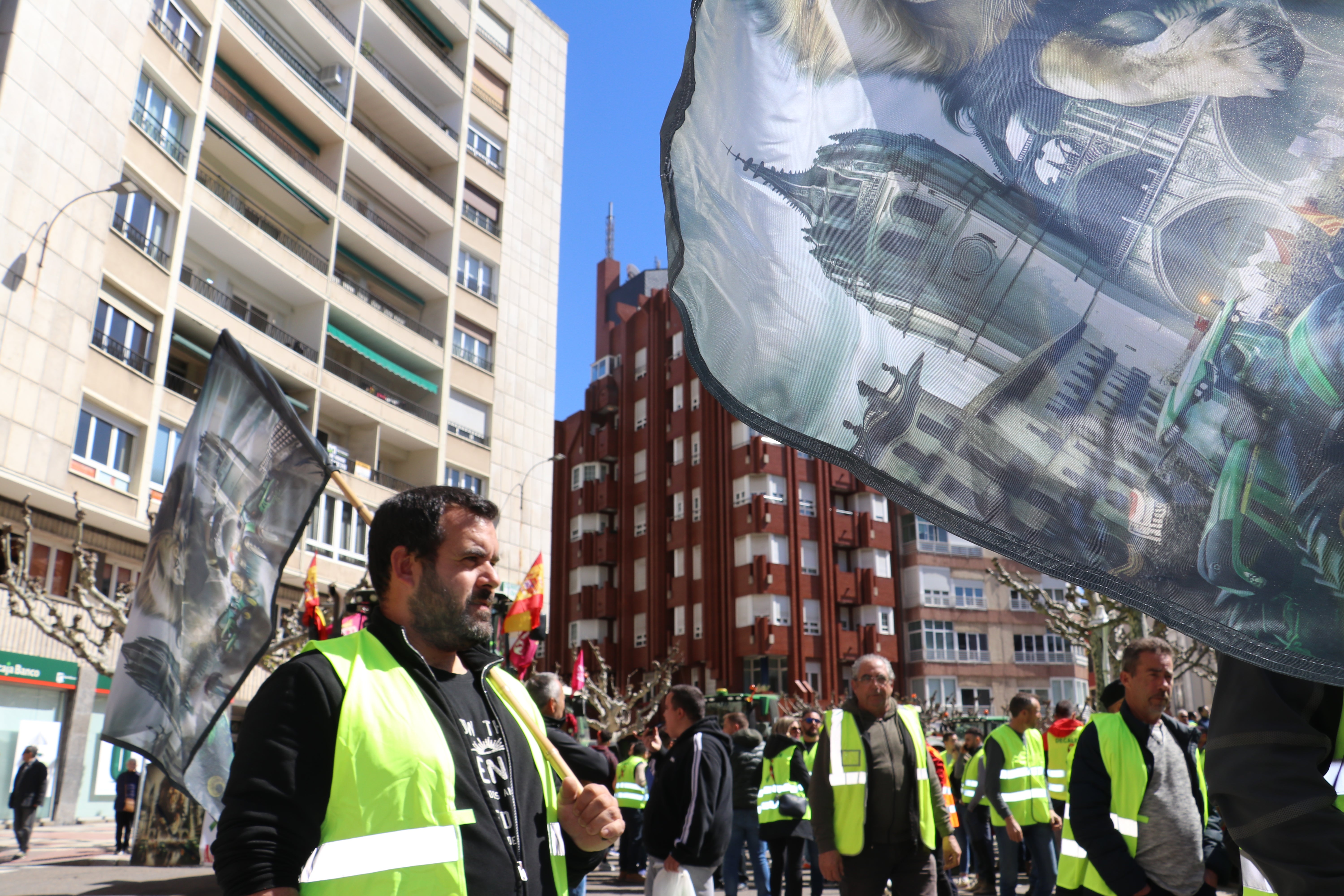 Tractorada por las calles de León