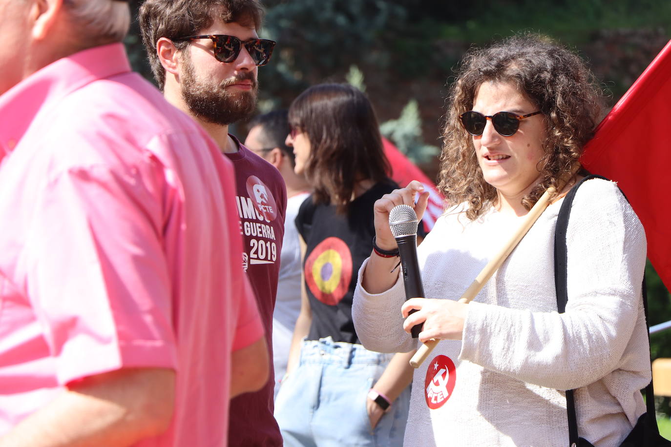 magen de la manifestación a favor de la república en León.