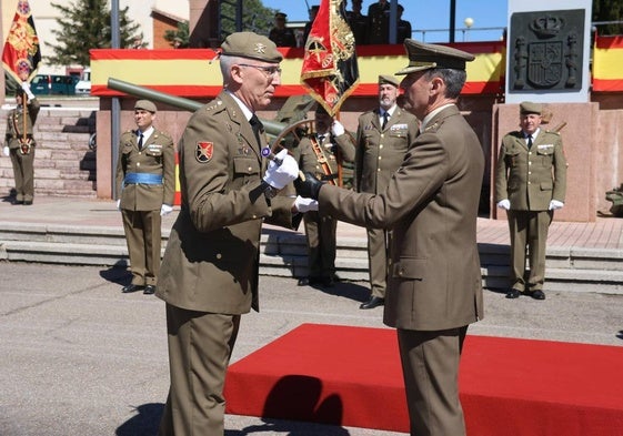 Toma de posesión en la Basa Militar 'Conde de Gazola'.