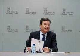 Carlos Fernández Carriedo, portavoz del gobierno de Castilla y León.