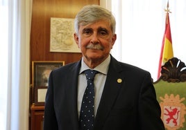 El rector de la Universidad de León, Juan Francisco García Marín.