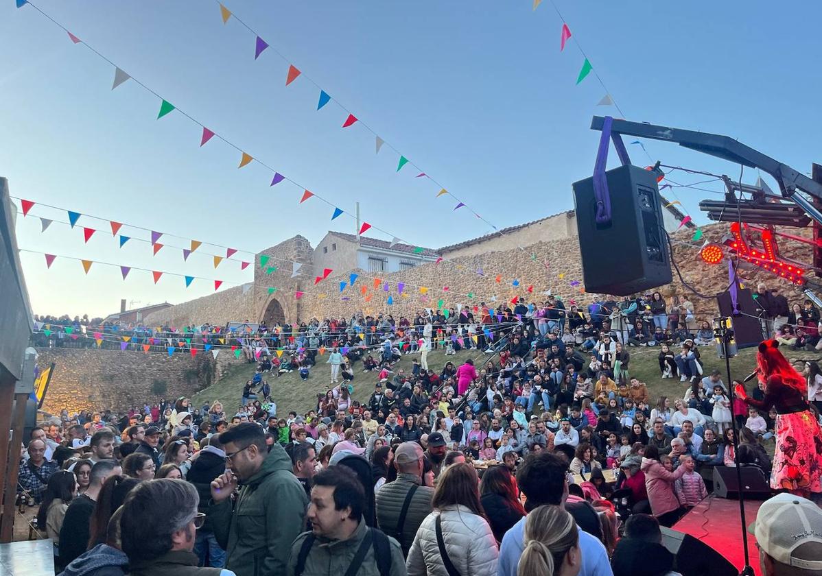 Almanza durante la Feria de los Cuentos