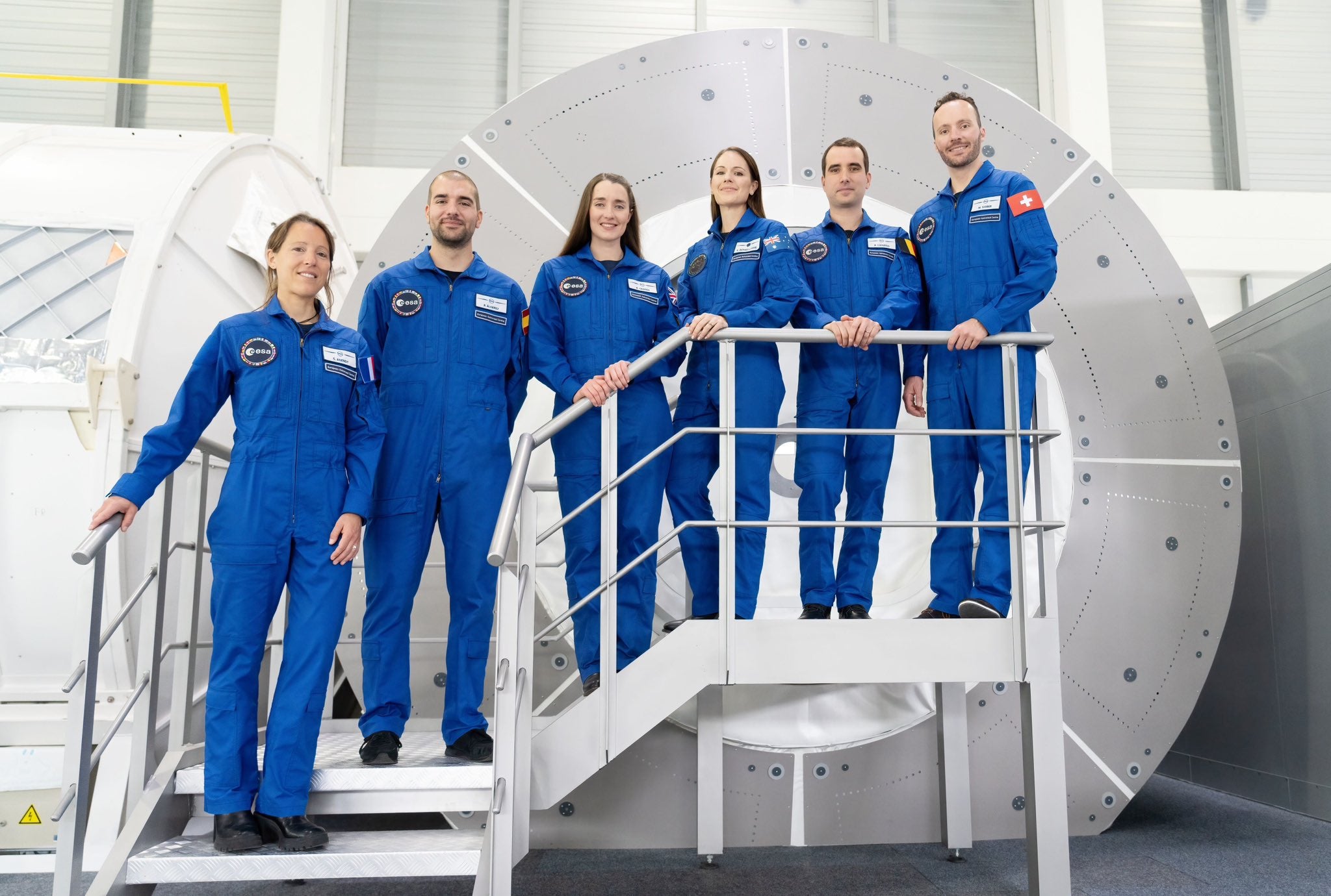 Pablo Álvarez y su promoción de astronautas.