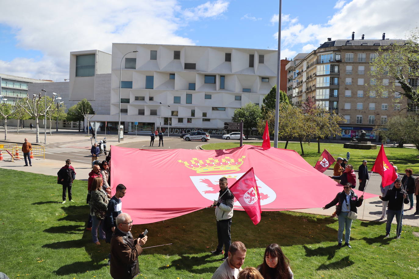 Manifestación por la autonomía leonesa en el Día de Castilla y León