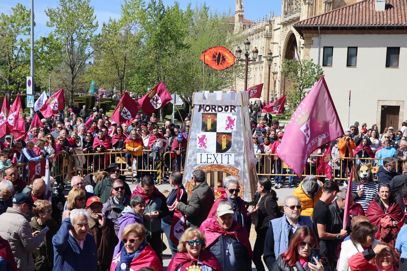 Manifestación por la autonomía leonesa en el Día de Castilla y León