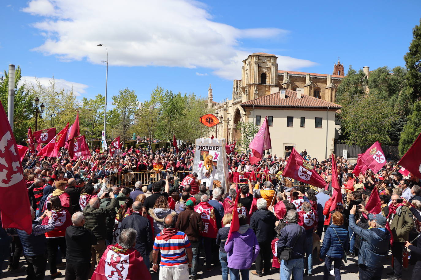 Manifestación por la autonomía leonesa en el Día de Castilla y León