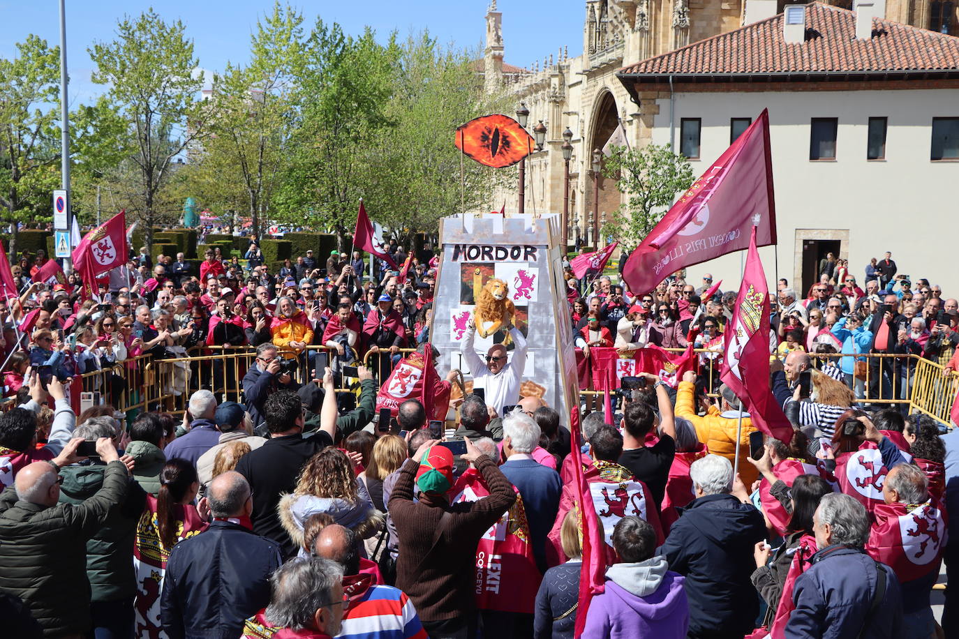 Manifestación por la autonomía leonesa en el Día de Castilla y León