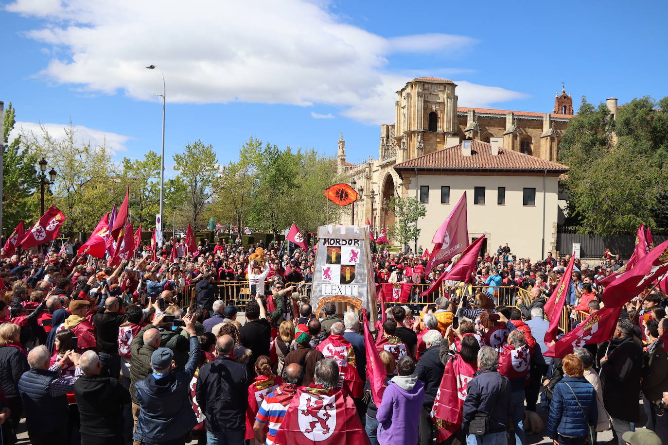 Manifestación por la autonomía leonesa en el Día de Castilla y León