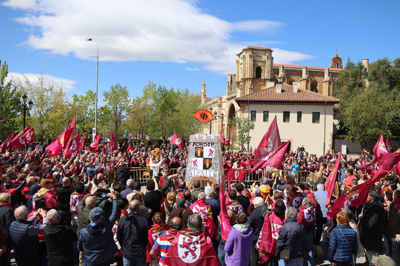 Manifestación por la autonomía leonesa en el Día de Castilla y León