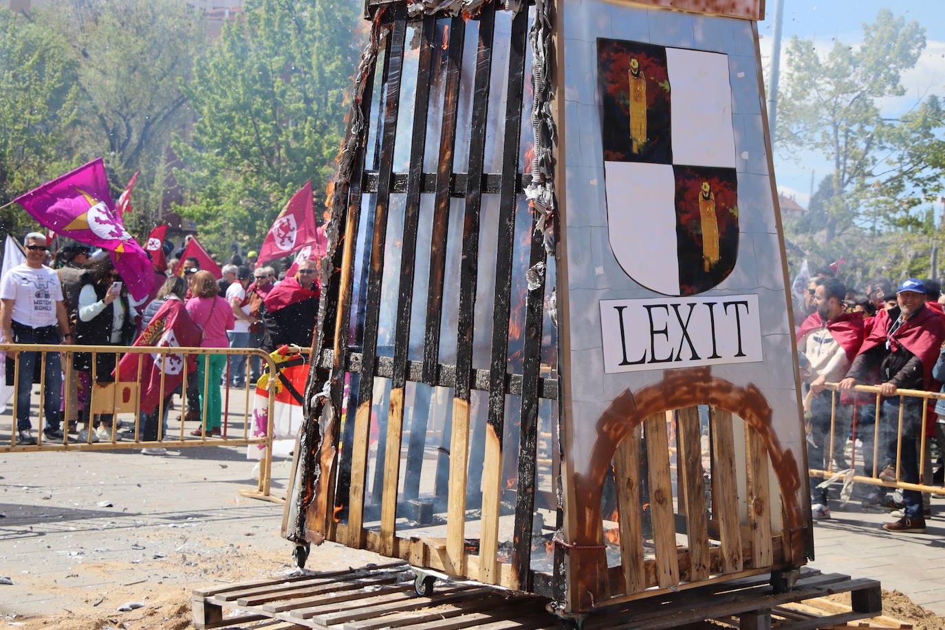 Manifestación por la autonomía leonesa en el Día de Castilla y León