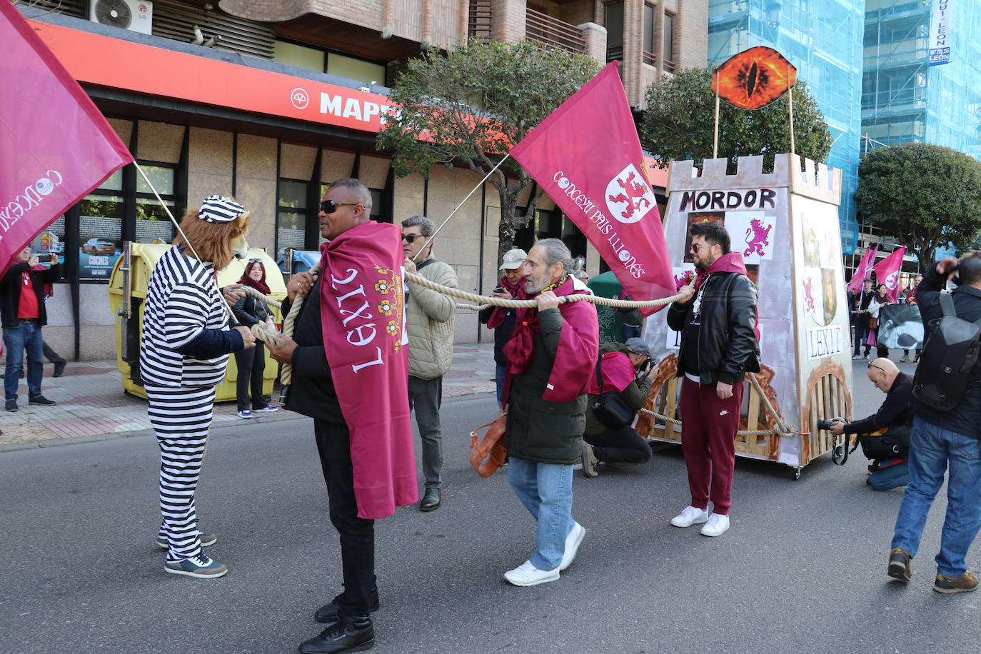 Manifestación por la autonomía leonesa en el Día de Castilla y León