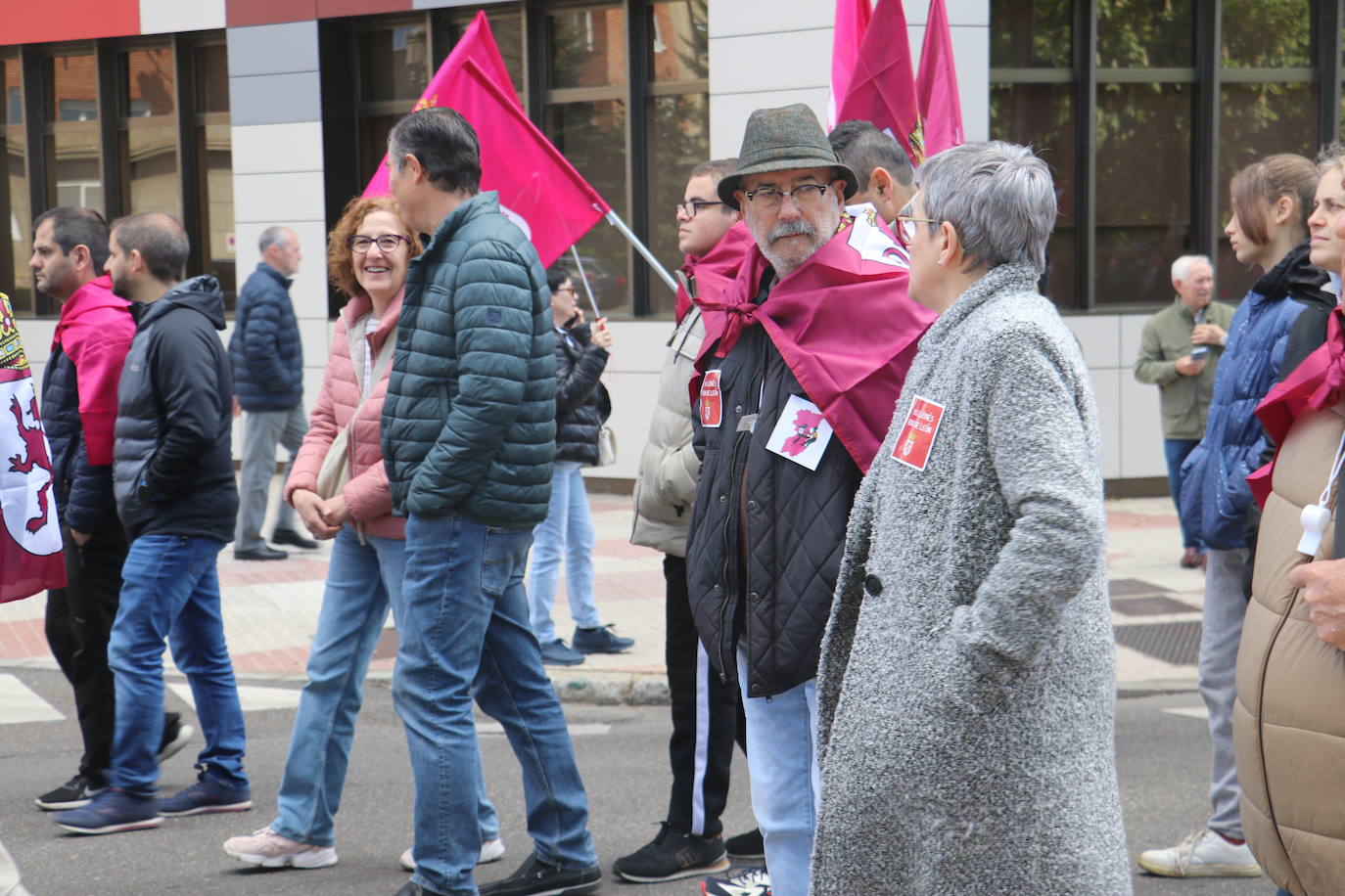 Manifestación por la autonomía leonesa en el Día de Castilla y León