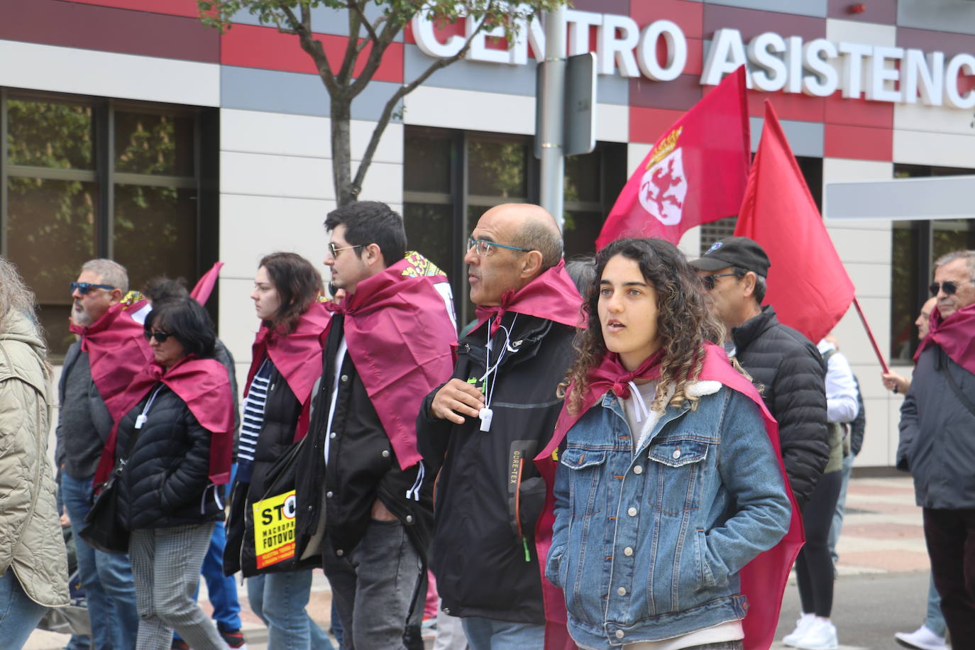 Manifestación por la autonomía leonesa en el Día de Castilla y León