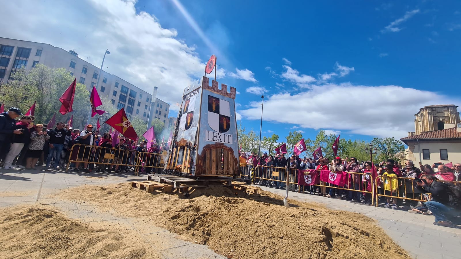 Manifestación por la autonomía leonesa en el Día de Castilla y León