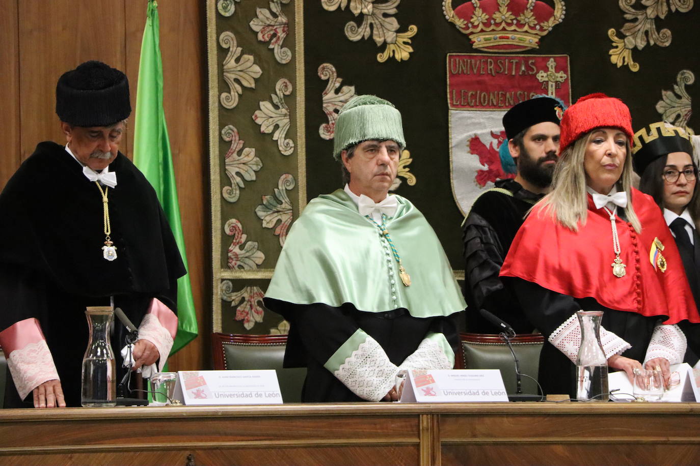 Imagen del acto de celebración en honor a San Isidoro en León.