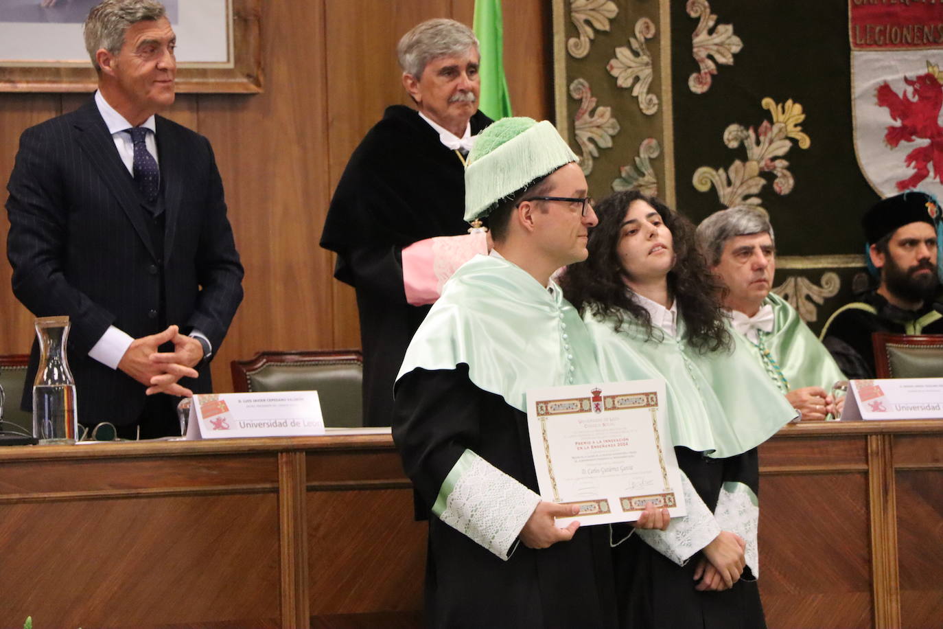 Imagen del acto de celebración en honor a San Isidoro en León.