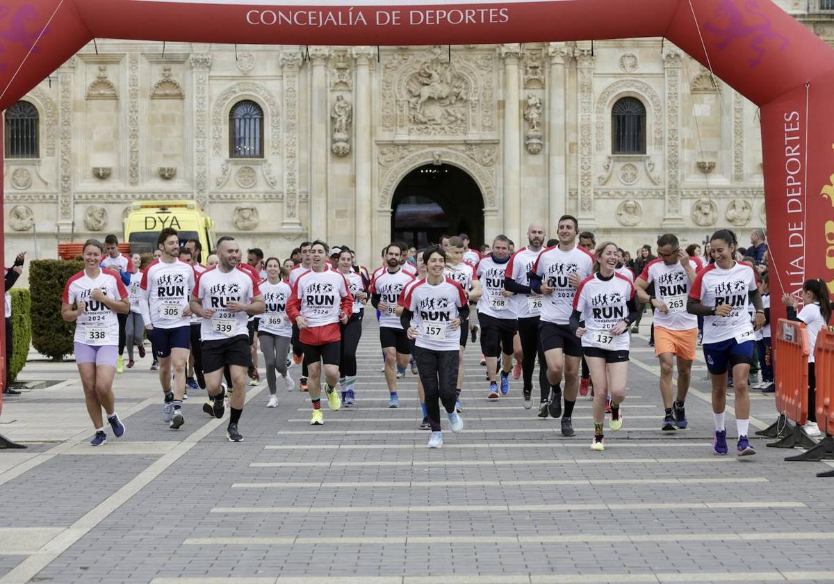 Carrera por el parkinson en León.