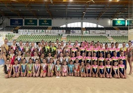 El Ritmo brilla en el Campeonato Provincial de gimnasia rítmica