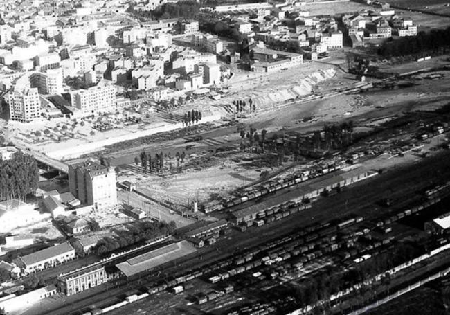 Solares de la Estación de Trenes. Antes de 1941.