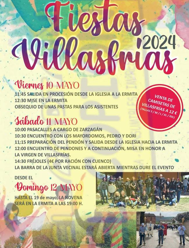 Cartel de las fiestas de Villasfrías