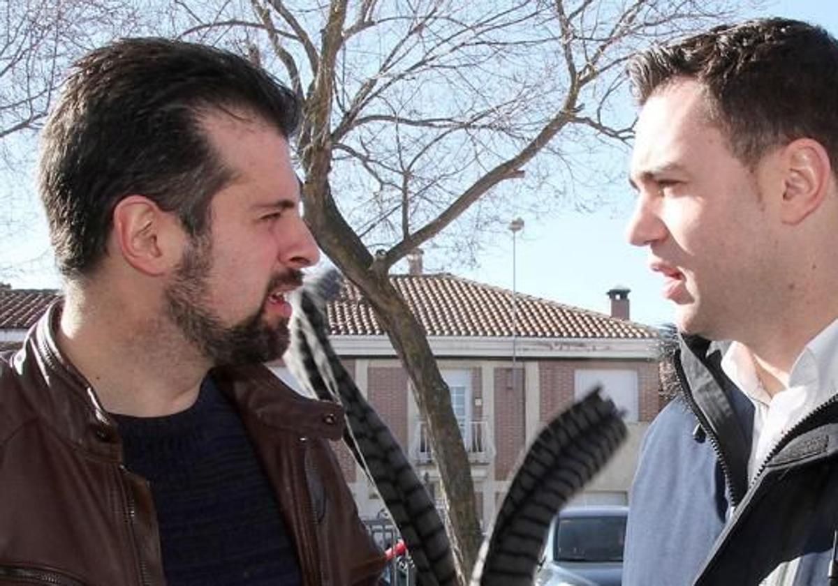 Luis Tudanca y Javier Alfonso Cendón en una imagen de archivo.