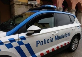 Vehículo de la policía Municipal.