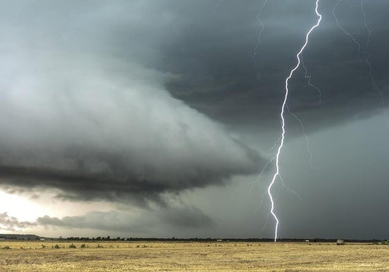 Imagen de archivo de una tormenta.