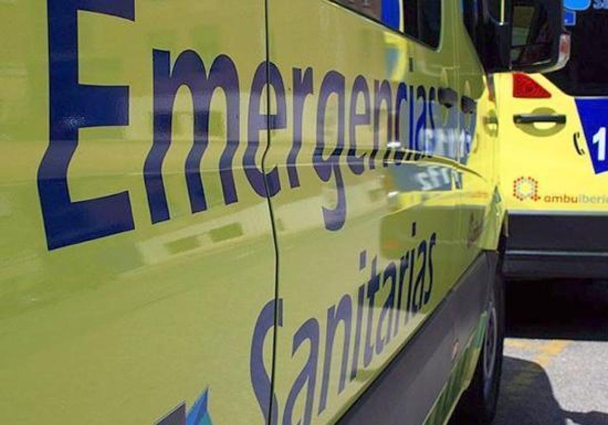 Ambulancias del Servicios de Emergencias 112 de Castilla y León.