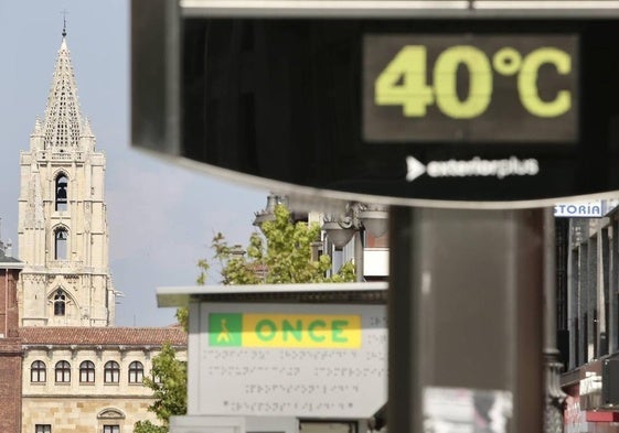 Termómetro de la capital marca 40°C en agosto de 2023.