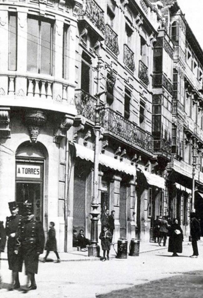 Almacén Torres Calle Ancha con Cervantes 1939.