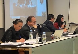 Junta general celebrada en el Colegio de Abogados de León.