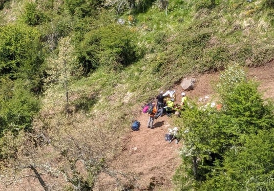 Rescate en Picos de Europa.