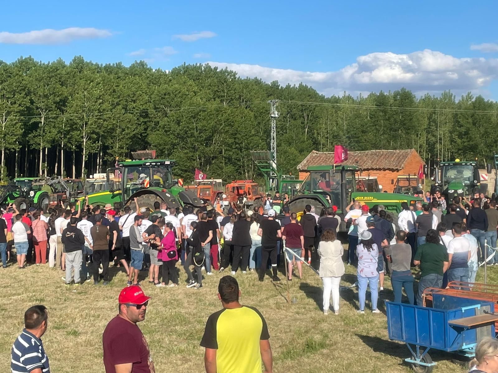 Tractorada en San Félix de la Vega