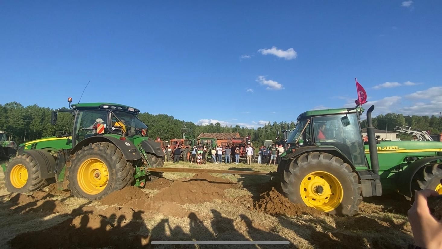 Tractorada en San Félix de la Vega