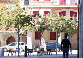 Imagen de la localidad coyantina el día después de hacerse público el suceso.