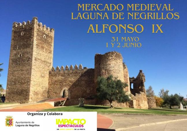 Cartel del mercado Medieval de Laguna de Negrillos