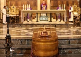 Misa funeral de Primo Lucio en el templo catedralicio.