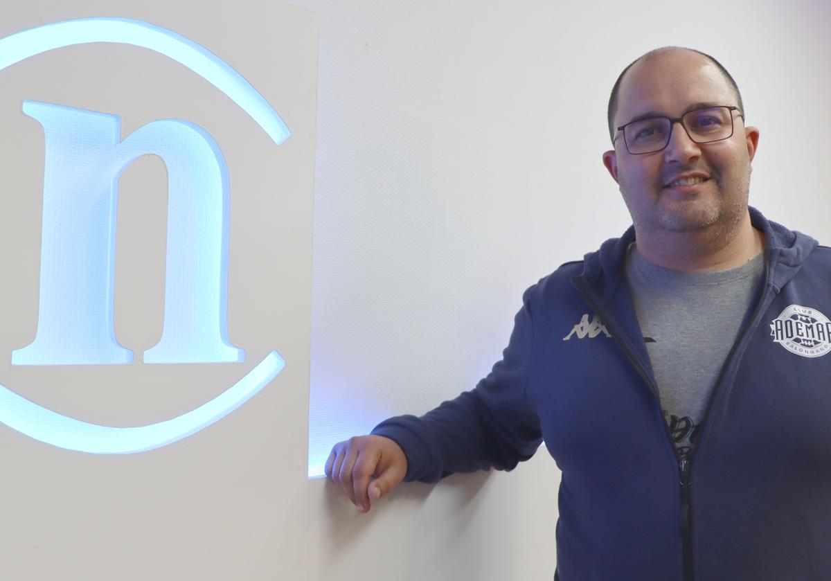 Dani Gordo, durante la entrevista con leonoticias.