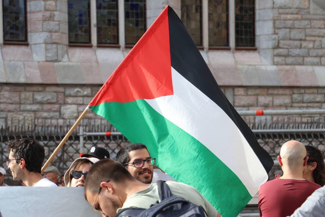 Manifestación en Leóncontra el genocidio en Palestina